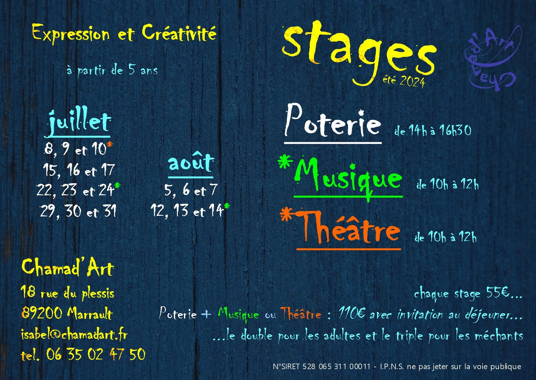 Stages ete 2024